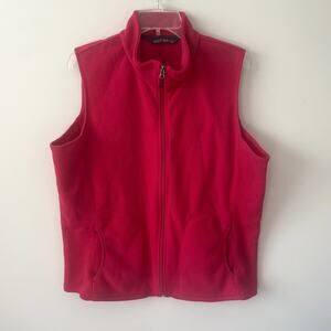Woolrich Pink Fleece Vest Sz 2XL